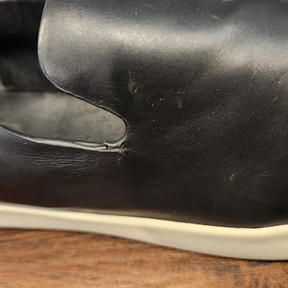 Women's Vince Leather Slip-On Loafer size 7.5 - Picture 4 of 14